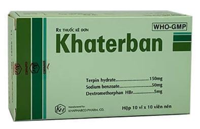 Khateban trị ho - Hộp 10 vỉ x 10 viên nang - KhaPharco Pharm
