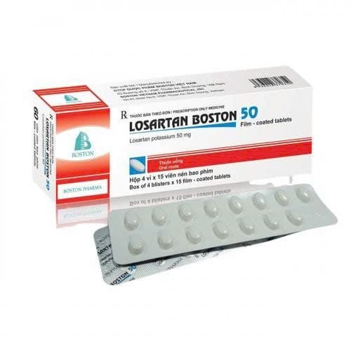Losartan Boston 50 giúp hạ và kiểm soát huyết áp