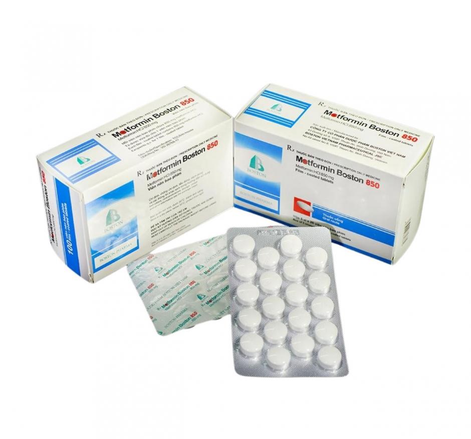 Metformin Boston 850 giúp kiểm soát hiệu quả đường huyết