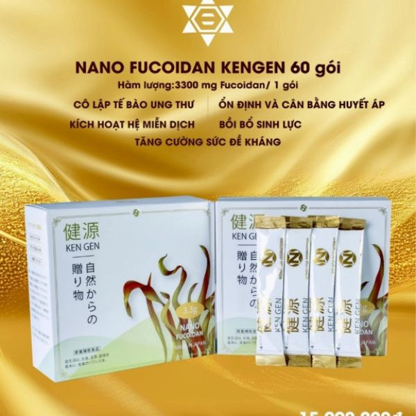 NANO FUCOIDAN KENGEN hỗ trợ ngăn ngừa ung thư