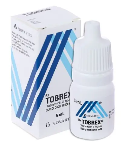 Nhỏ mắt Tobrex Tobramycin 0.3% lọ 5ml Novartis