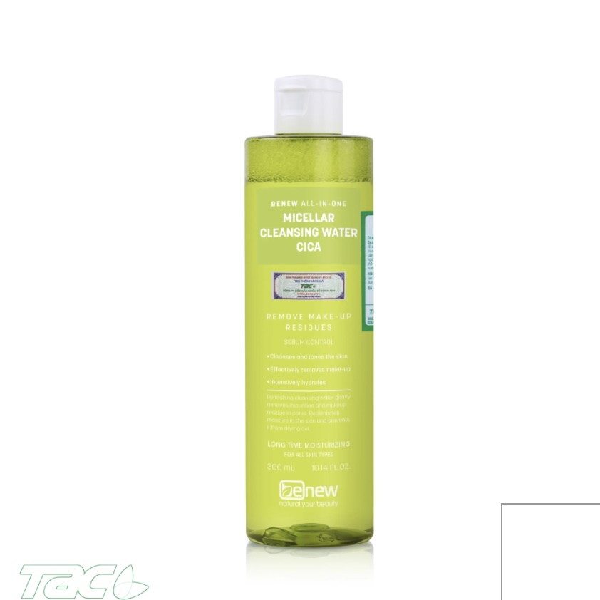 Nước tẩy trang đa năng tin chất rau má - BENEW MICELLAR CLEANSING WATER CICA 300ml