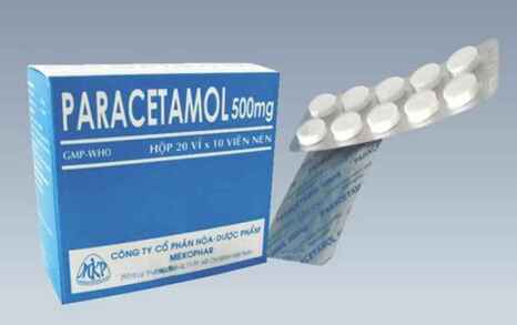Paracetamol 500mg mekophar (h/200v) (viên tròn)