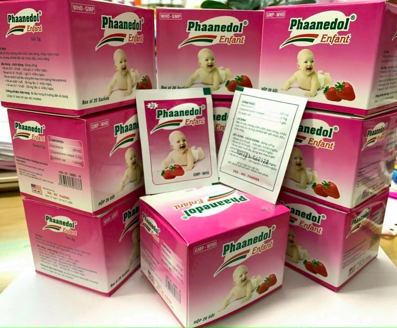 Phaanedol Enfant – Hạ sốt, giảm đau an toàn cho trẻ nhỏ