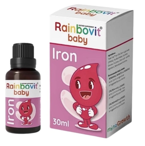 Rainbovit Baby Iron hỗ trợ quá trình tạo máu