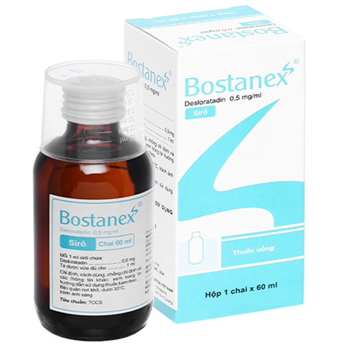 Siro Bostanex giúp giảm nhanh và hiệu quả các triệu chứng dị ứng