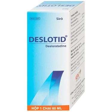 Siro Deslotid giúp giảm nhanh các triệu chứng như hắt hơi,