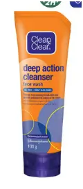 Sữa Rửa Mặt Clean & Clear Giảm Nhờn Tác Dụng Sâu 100g