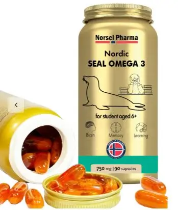 Thực phầm bảo vệ sức khỏe Nordic Seal Omega 3 giúp cải thiện trí nhớ