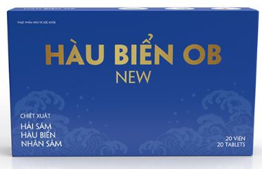 Thực phẩm tăng sinh lý nam Hàu Biển OB New (Dạng vỉ 20 viên)