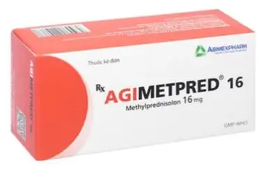 Thuốc Agimetpred 16 Agimexpharm chống viêm, ức chế miễn dịch (6 vỉ x 10 viên)