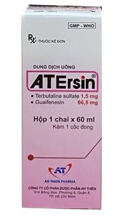 Thuốc Atersin (Chai 60ml) điều trị ho có đờm