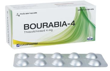 Thuốc BOURABIA-4 ợ điều trị các co thắt cơ gây đau trong bệnh lý cột sống cấp tính