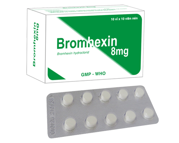 Thuốc Bromhexin 8mg (10 viên x 10 vỉ)