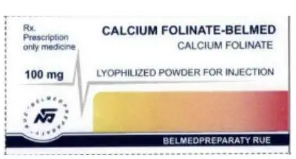 Thuốc Calcium Folinate-Belmed 100mg điều trị bệnh thiếu máu hồng cầu to