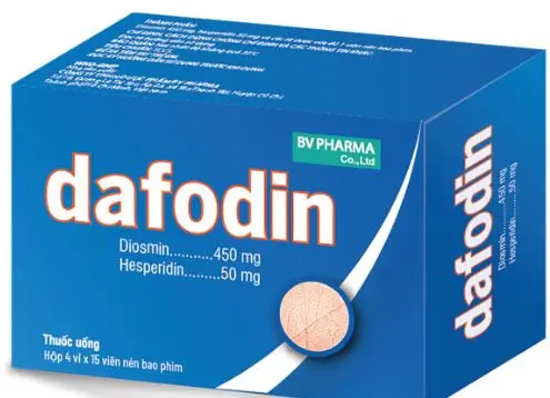Thuốc Daflon 500mg làm giảm tuần hoàn tĩnh mạch