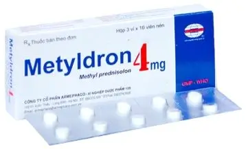 THUỐC KHÁNG VIÊM METYLDRON 4MG H30V (METHYLPREDNISOLONE 4MG)-ARMEPHACO