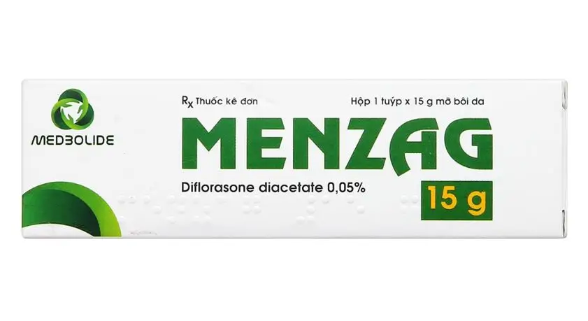 Thuốc mỡ bôi da Menzag giúp giảm viêm, giảm ngứa trong bệnh da liễu