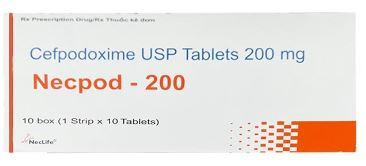 Thuốc NECPOD 200 NECLIFE điều trị nhiễm khuẩn đường hô hấp
