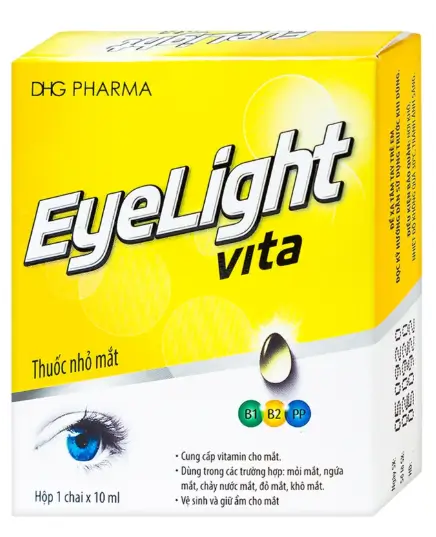 Thuốc nhỏ mắt Eyelight Vita DHG cung cấp Vitamin cho mắt (10ml)