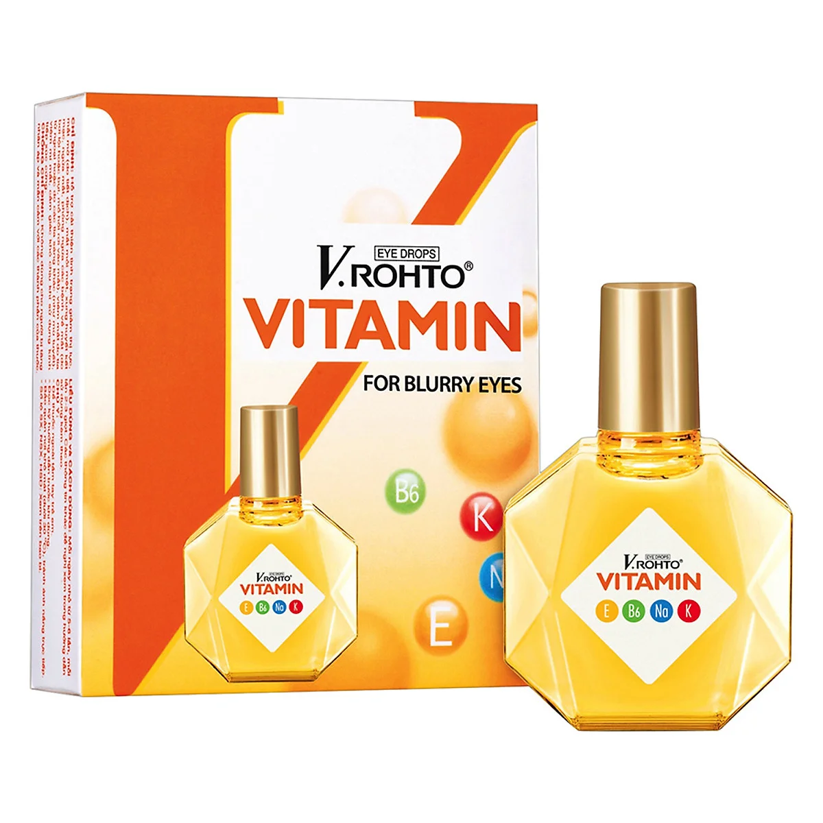 Thuốc nhỏ mắt V.Rohto Vitamin hỗ trợ cải thiện tình trạng giảm thị lực, mắt mờ (13ml)