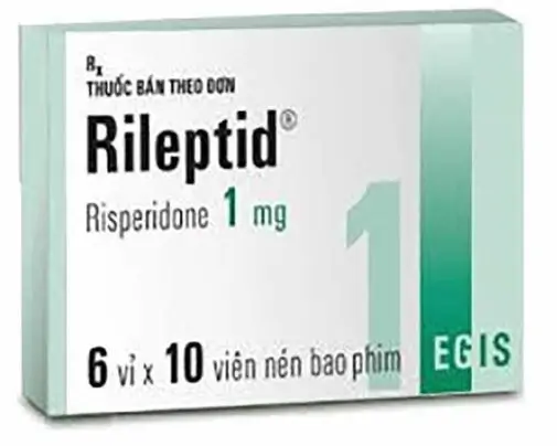 Thuốc Rileptid 1mg điều trị bệnh tâm thần phân liệt