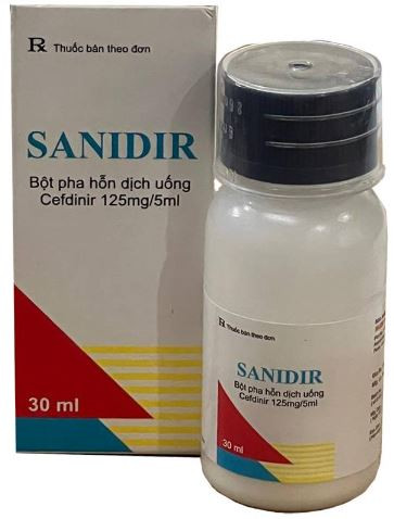 Thuốc Sanidir điều trị một bệnh nhiễm khuẩn nhẹ đến vừa