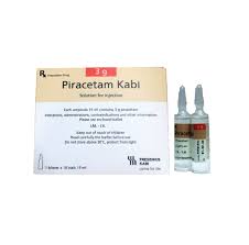 Thuốc tiêm Piracetam Kabi 3g/15ml điều trị các triệu chứng của hội chứng tâm thần thực thể