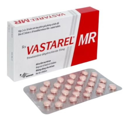 Thuốc Vastarel MR 35mg Servier điều trị đau thắt ngực (H/60v)