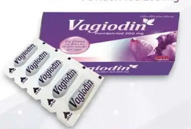 Viên đặt phụ khoaVagiodinPovidon-iod 200 mg