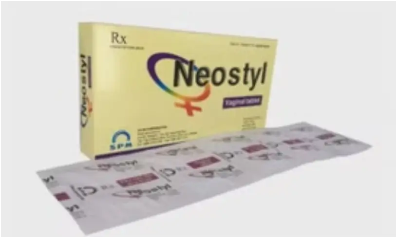 Viên nén đặt phụ khoa Neostyl điều trị nhiễm khuẩn và nhiễm nấm âm đạo (1 vỉ x 10 viên)