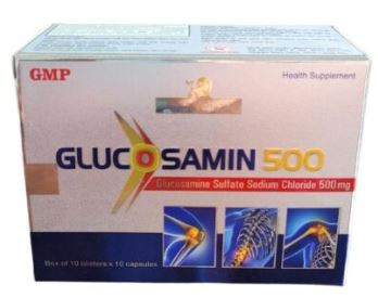 Viên uống Glucosamin 500 - hỗ trợ tăng tiết dịch khớp, giảm đau do khô khớp