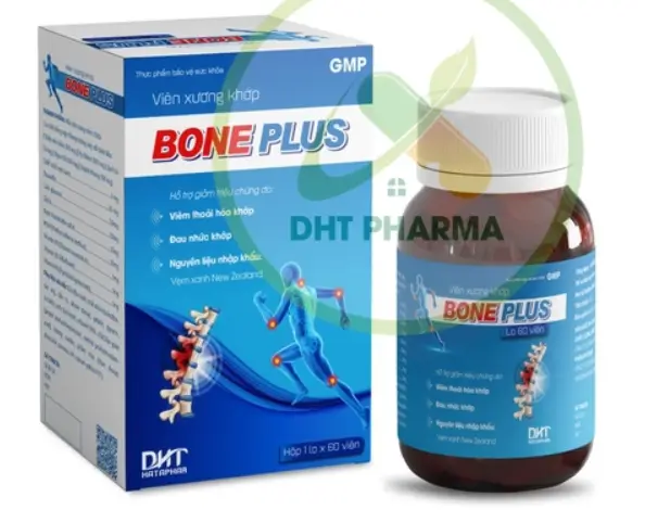Viên Xương Khớp BONE PLUS - Hỗ Trợ Giảm Đau Khớp (Hộp 1 lọ x 60 viên)