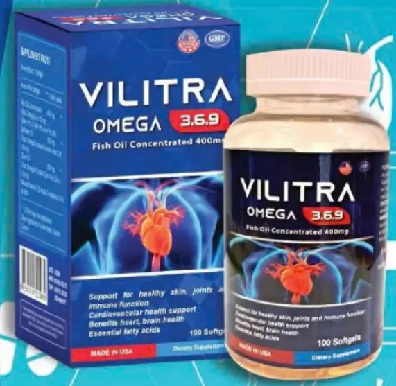 VILITRA OMEGA 3.6.9 giúp bảo vệ tim mạch, phòng ngừa các bệnh về tim mạch, hỗ trợ tuần hoàn máu tốt hơn