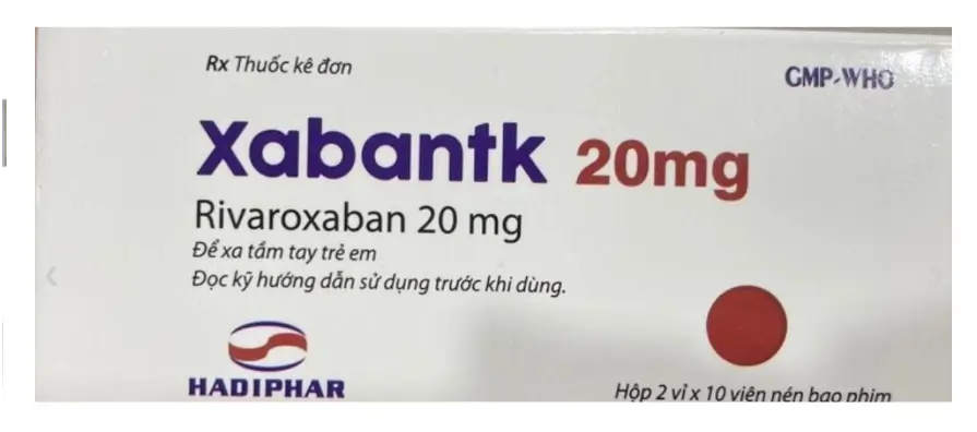 Xarelto 20mg Phòng đột quỵ và thuyên tắc mạch toàn thân