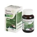 Xuyên Tâm Liên Tỏi Đen - Hỗ trợ giảm triệu chứng viêm họng, viêm phế quản (Chai 30 viên )