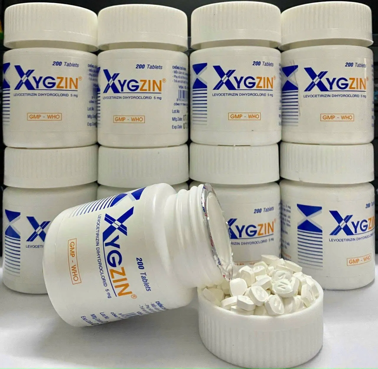 Xygzin Levocetirizin 10mg NIC – Hỗ trợ điều trị dị ứng, giảm ngứa, sổ mũi hiệu quả