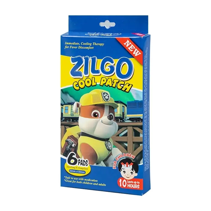Zilgo Coolpatch Nam Hà 6 miếng - Hỗ trợ hạ sốt, giảm đau
